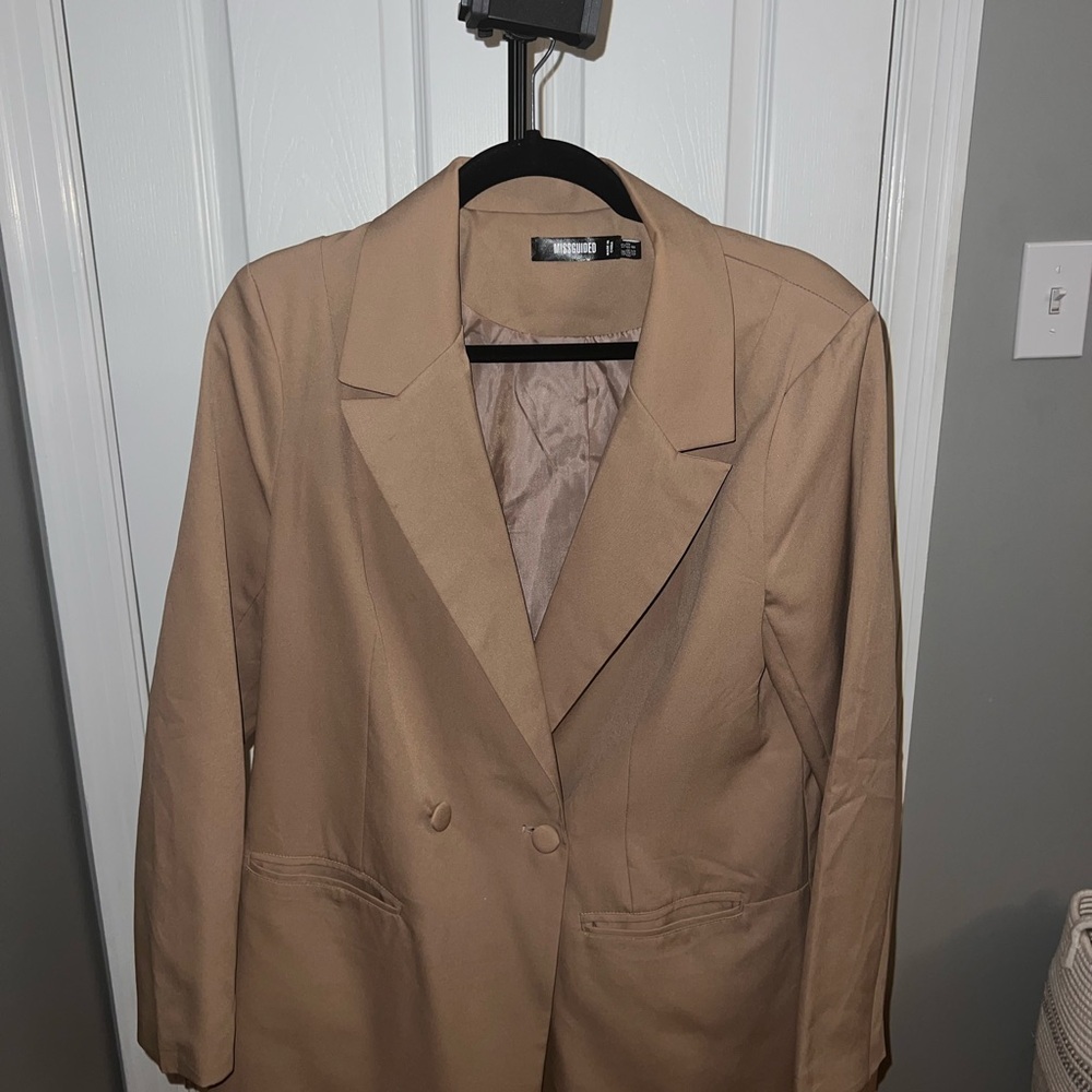 Missguided Tan Blazer
